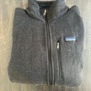 Patagonia Gray Full-Zip Sweater (XL)